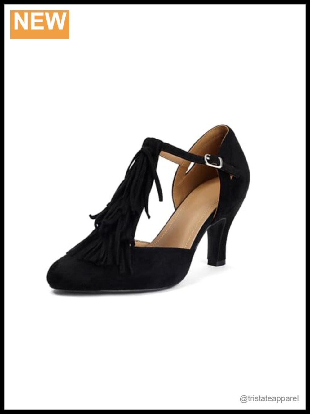 Women's Mary Jane Pumps Faux Leather 1950s Vintage Retro Heels